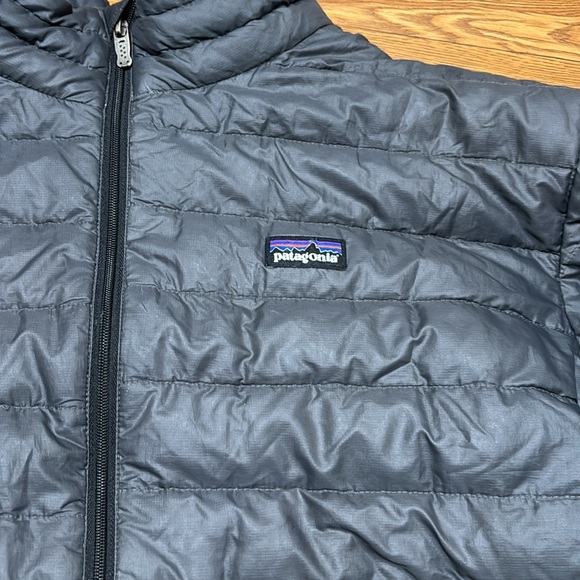 Men’s Patagonia Full Zip Jacket Large L Gray Grey Used Pre owned - Picture 5 of 8